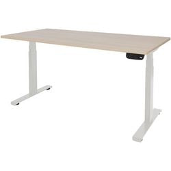 Escritorio Schaffenburg 160x80 dextro plus roble lindberg 25mm-blanco