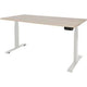 Escritorio Schaffenburg 160x80 dextro plus roble lindberg 25mm-blanco