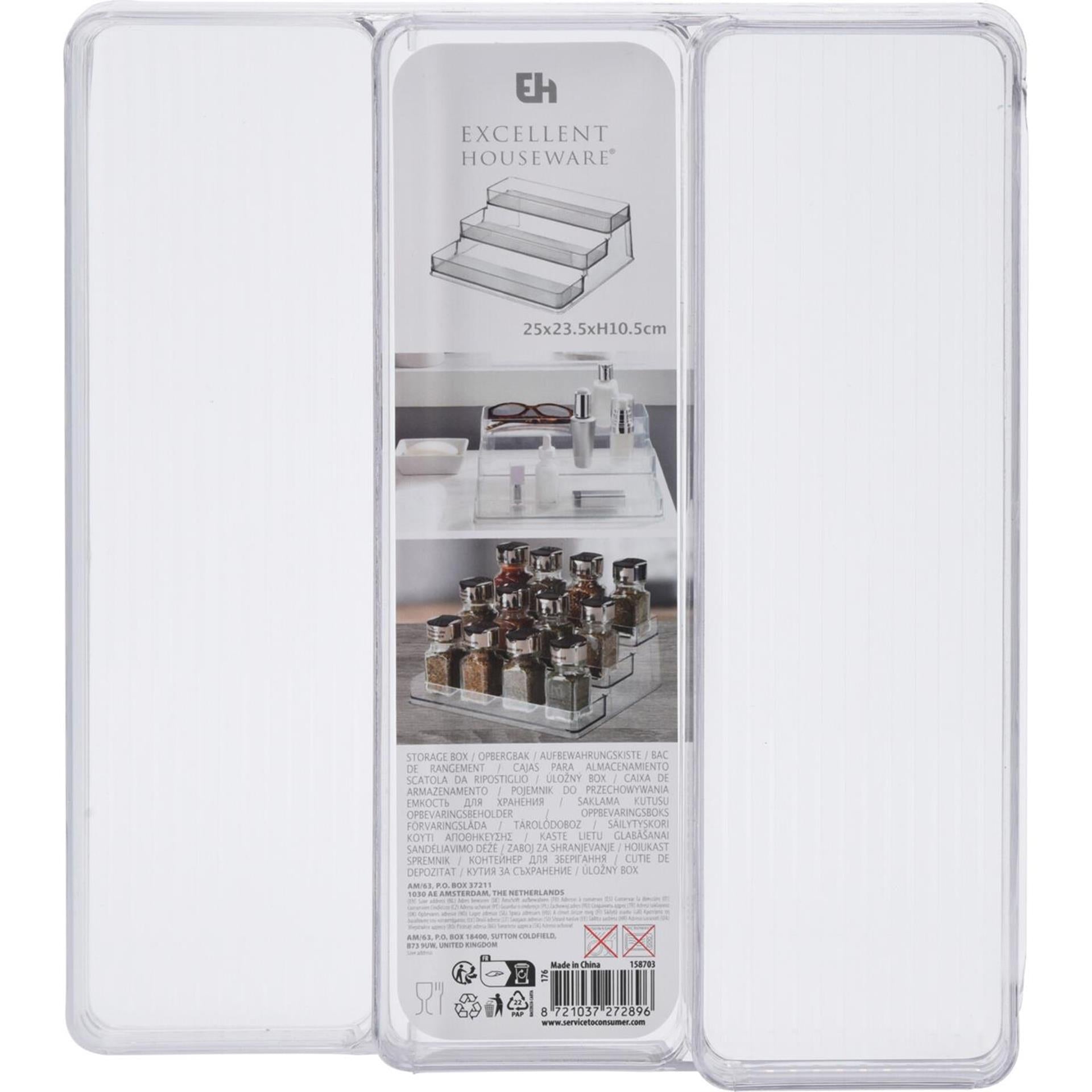 Eccellente contenitore per frigorifero per casalinghi 25x23,5 cm