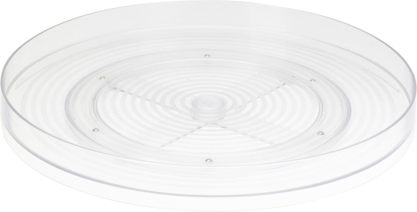 Excellent houseware opbergbak koelkast rond 29 cm transparant