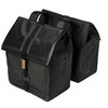 Basil Bolsa de bicicleta Doble Decrina Basil, Black Matt Black