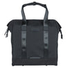 Borsa Basil grande shopper per biciclette nera | ganci mik | 23 l