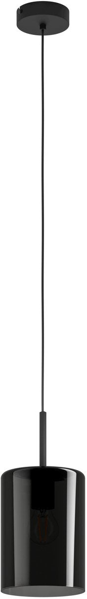 Eglo cadaques 1 hanglamp - 1 lichts - ø16 cm - e27 - zwart