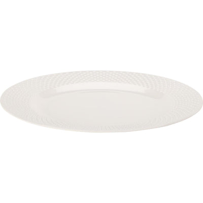 Eccellente piatto casalingo in melammina ø28cm bianco