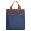 Boodschappentas lederen hengsel blauw