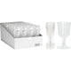 Eccellente casalingo bicchiere da vino in plastica da 160 ml set da 4 pezzi