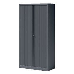 Armario con puertas enrollables bisley alto antracita