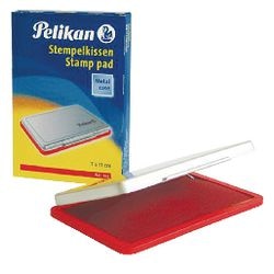 Tampone per timbri pelikan 110x70mm rosso