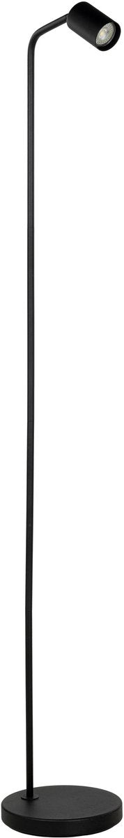 Lampada da terra Eglo rigomagno - gu10 - 151 cm - nera - inclinabile