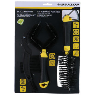 Dunlop Bickele Brush Set Black Black 3 pezzi
