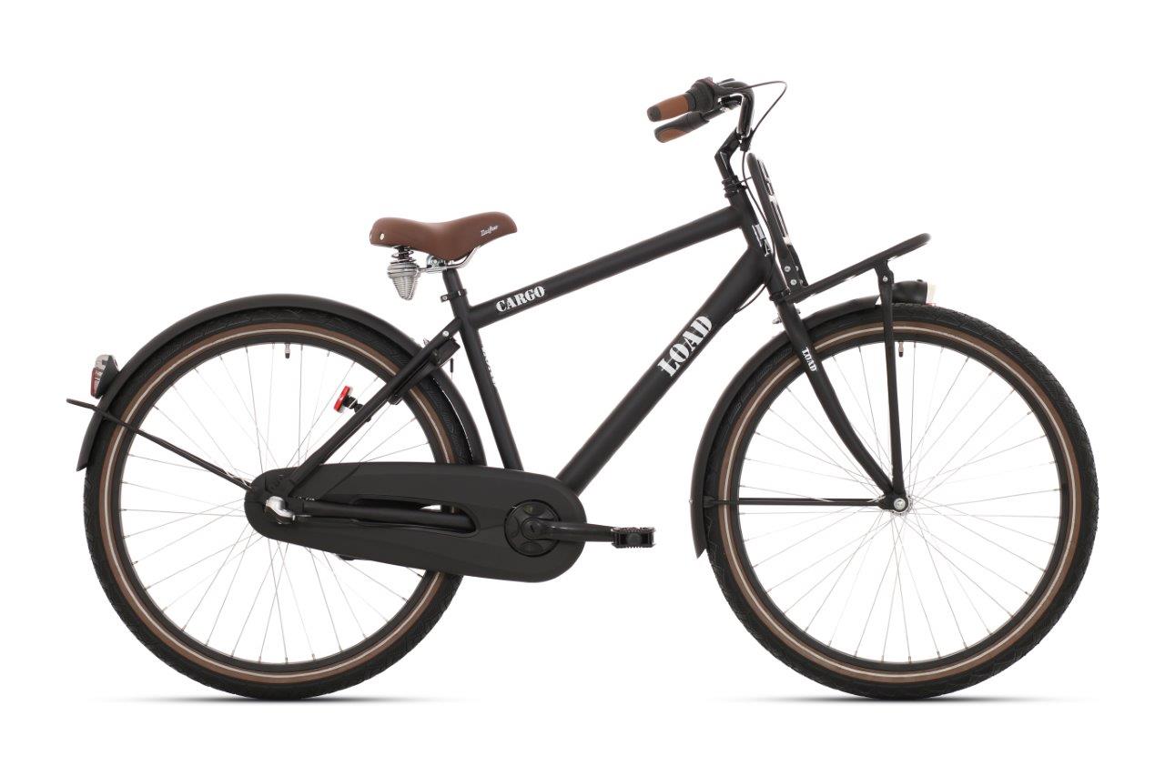 BikeFun Load 26 Boy Bike con 3 engranajes BUCH DE FRENO - Matt Black