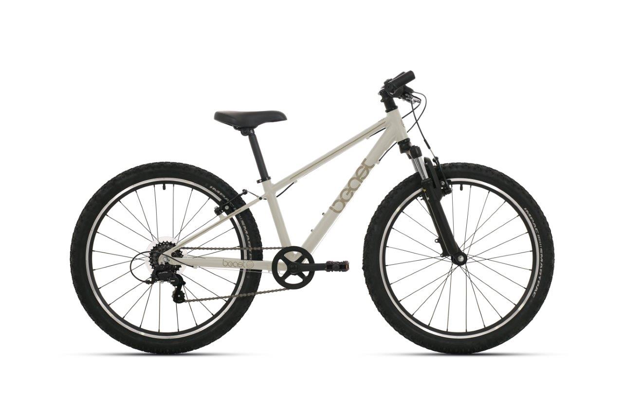 Bicicletta per bambini Bikefun Beast 26 pollici con Shimano 6 marce e freni a V - grigio ghiaia
