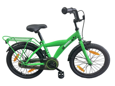 Bicicletta per bambini Bikefun Boost 18 pollici con mozzo freno - verde