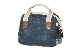 Basil Bohème City Bag-Blu, elegante borsa a mano, spalla e manubrio, idrorepellente, contenuto di 8 litri