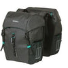 Basild Discovery365d Bag de bicicleta doble Melee negro
