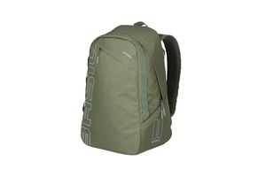 Backpack in bicicletta Flex Basil -Green, in poliestere di alta qualità, spalline trapunte, sistema gancio