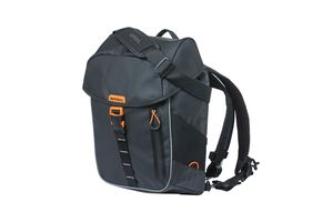 Backpack in bicicletta in bicicletta di basilico miglia - zaino nero impermeabile per uomini e donne, 17 litri di contenuto