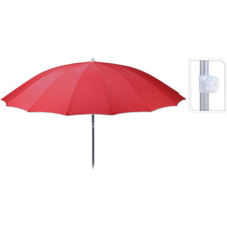 Parasol Shanghai Ø240 cm rojo