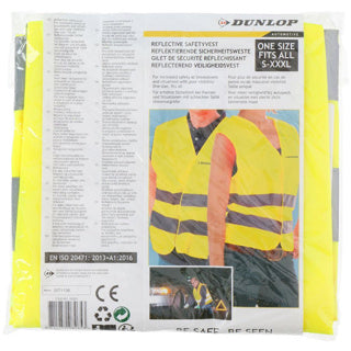 Dunlop Safety Vest M XXL Assorti