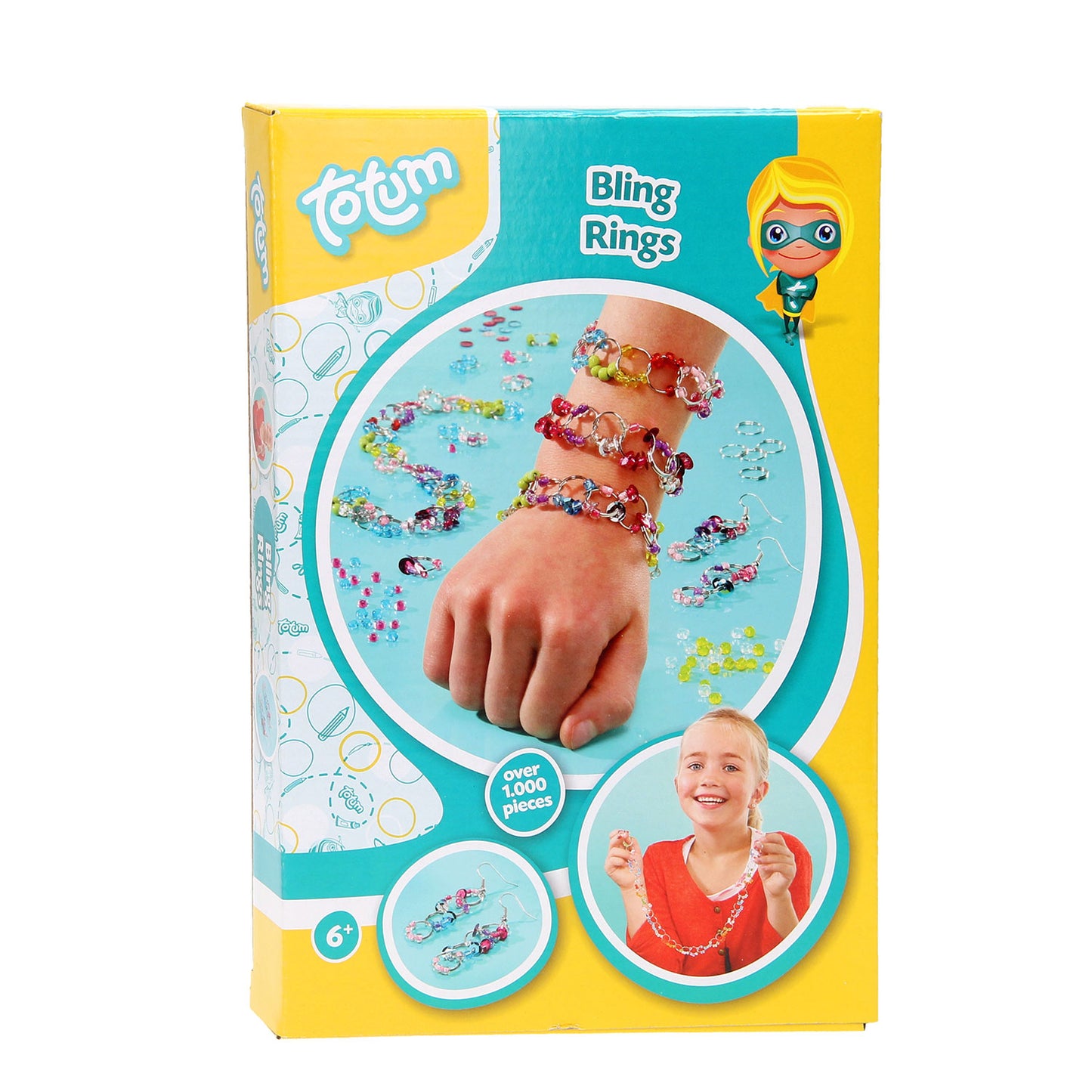 Totum creativo con perline di anelli