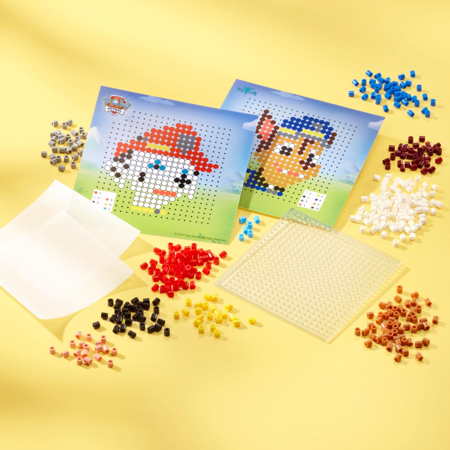 Totum paw patrol creatief met strijkkralen