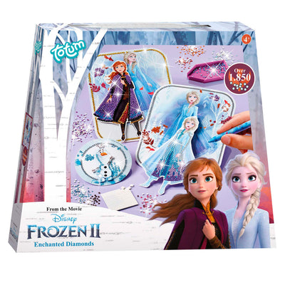 Totum Disney Frozen 2 - Tarjetas 3D con diamantes de imitación