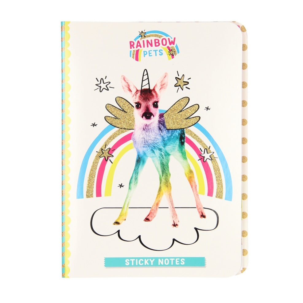 Totum Rainbow Pets Sticky Notes Folleto Hert