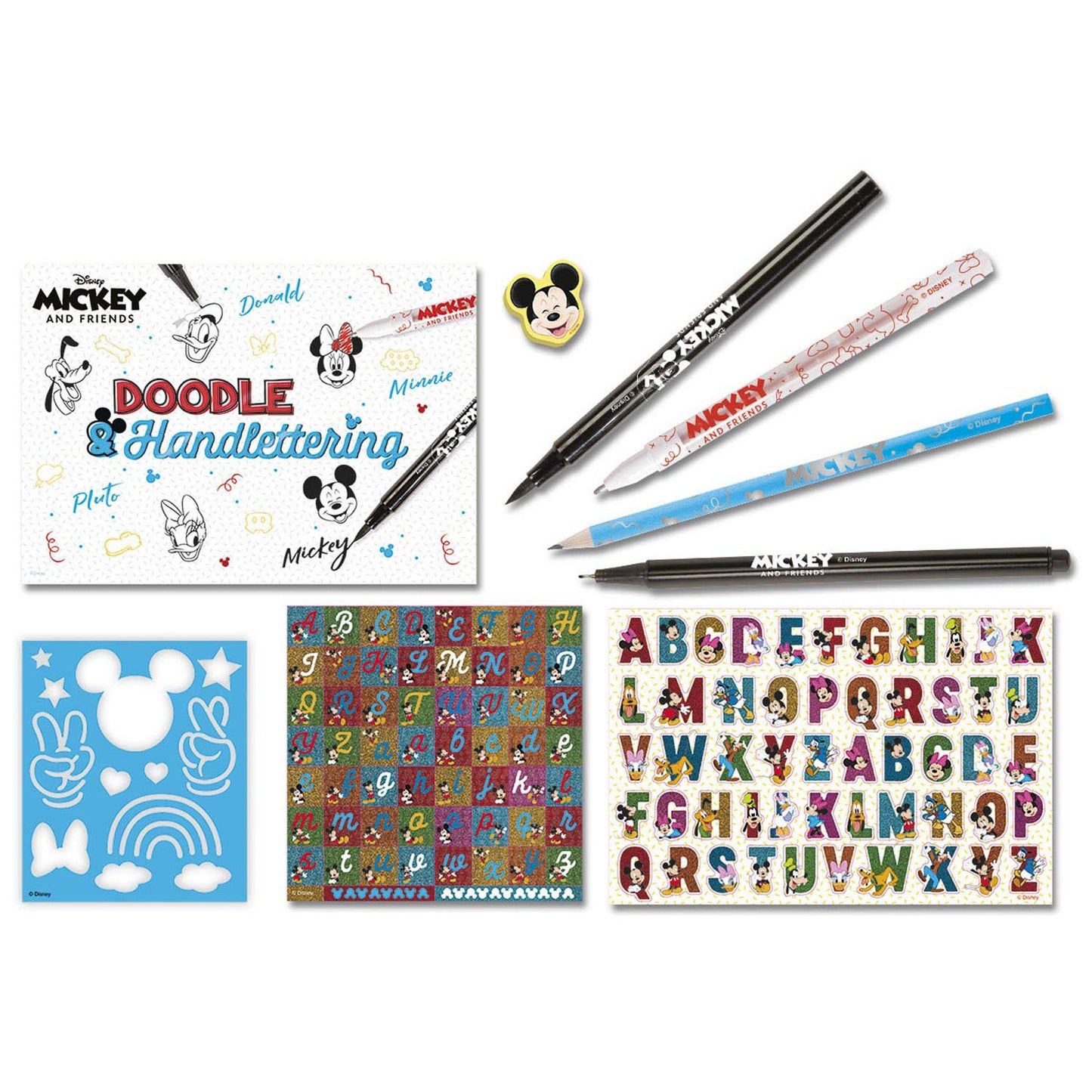 Totum Topolino - set di doodle Handlettering