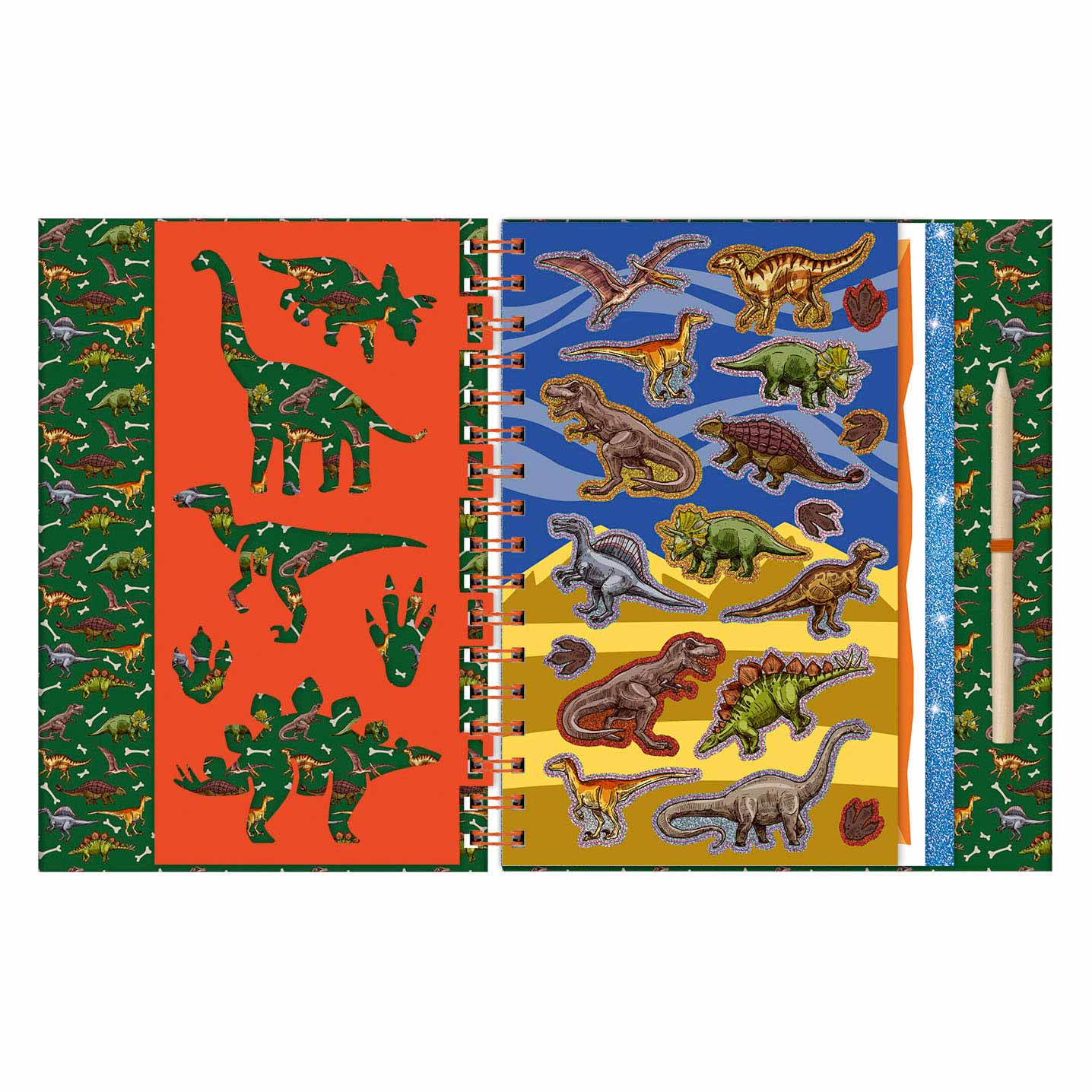 Totum Dino Forever - Scratch Book