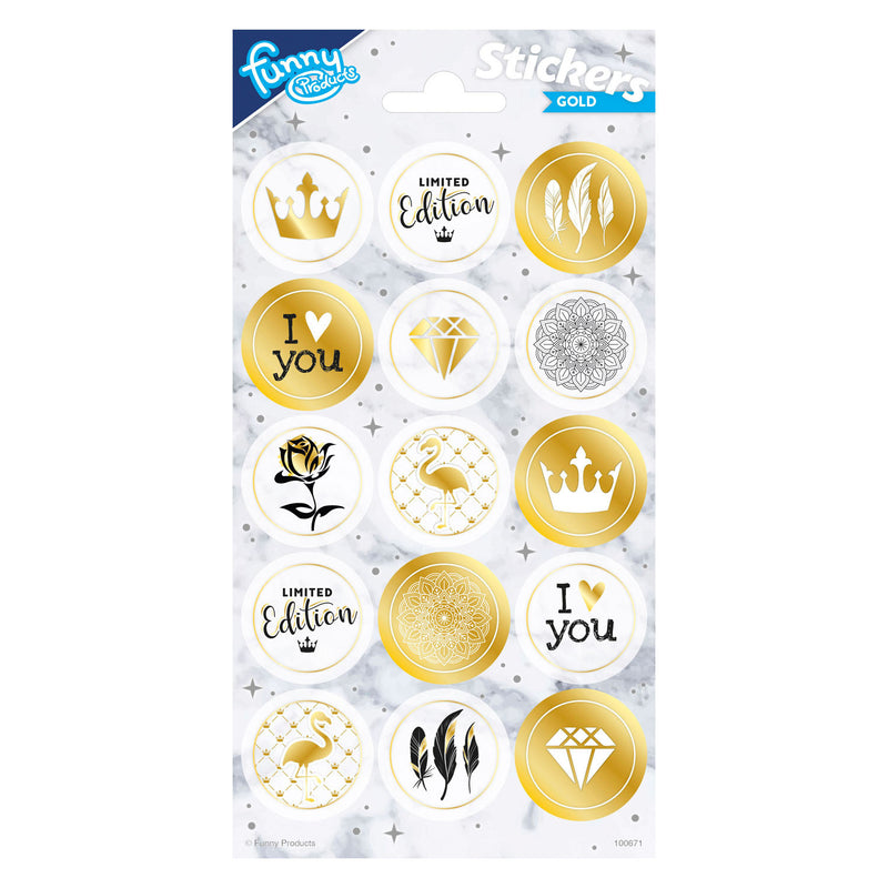 Totum Sticker Sheet Gold