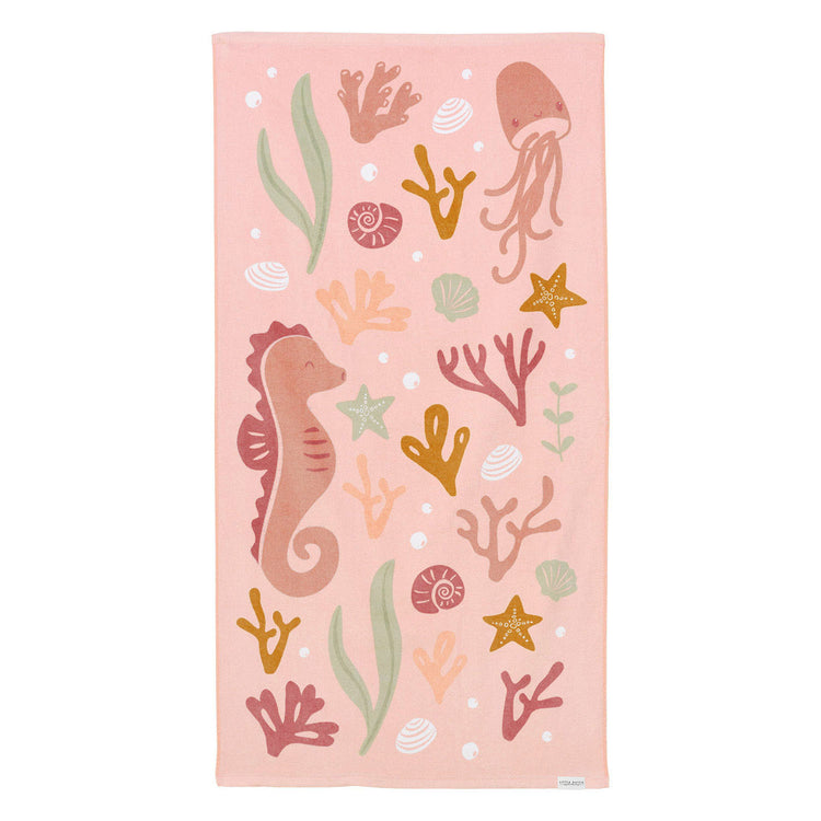 Little Dutch Bath towel Ocean Dreams Pink