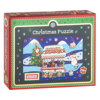 Puzzle grupal de manualidades creativas Navidad 46x32cm - 35 uds.