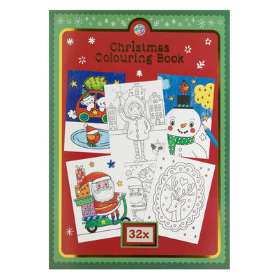 Libro para colorear en grupo de manualidades creativas navideñas a4 - 32 hojas