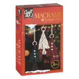 Gruppo creativo creativo set grucce macramè alberi di Natale - 3 pz. - afbeelding 2