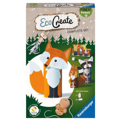 Ravensburger ecocreate mini - animali della foresta