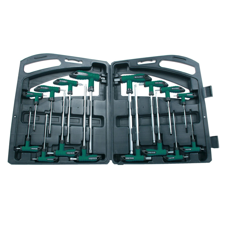 Brüder mannesmann t-greep set inbus torx 16dlg (hobby) - 18190