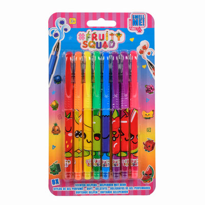 Canenco Fruity Squad penne gel con profumo, 8 pz.