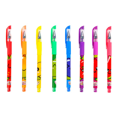 Canenco Fruity Squad penne gel con profumo, 8 pz.
