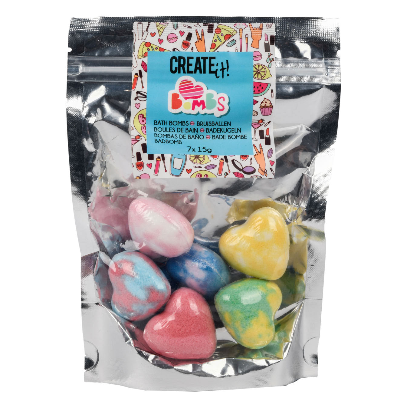 Crealo! Beauty Bruisballen Hartjes 7-pack