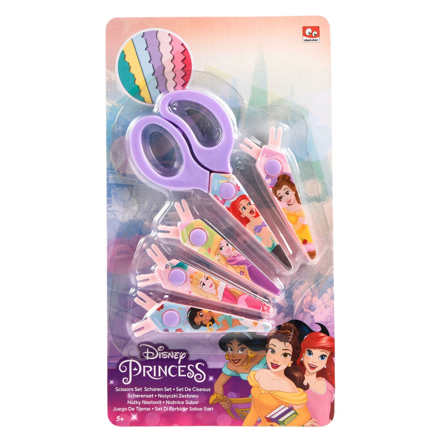 Disney princess schaartje met 5 kartelbladen