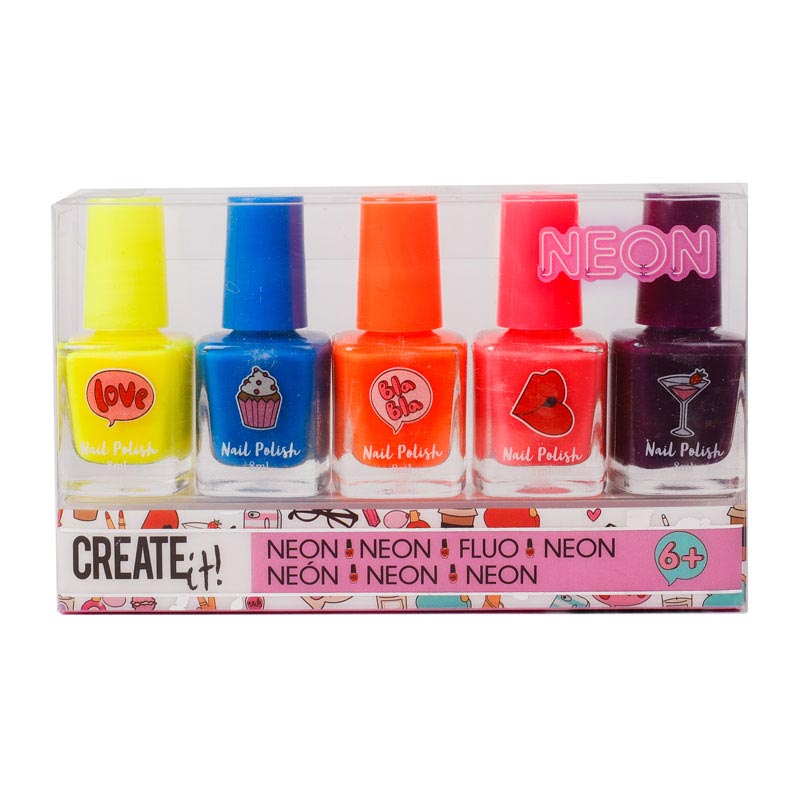 ¡Ciéntalo! NEON de esmalte de uñas de belleza, 5º.