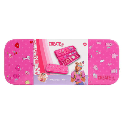 ¡Créalo! Lata de maquillaje de 3 capas.