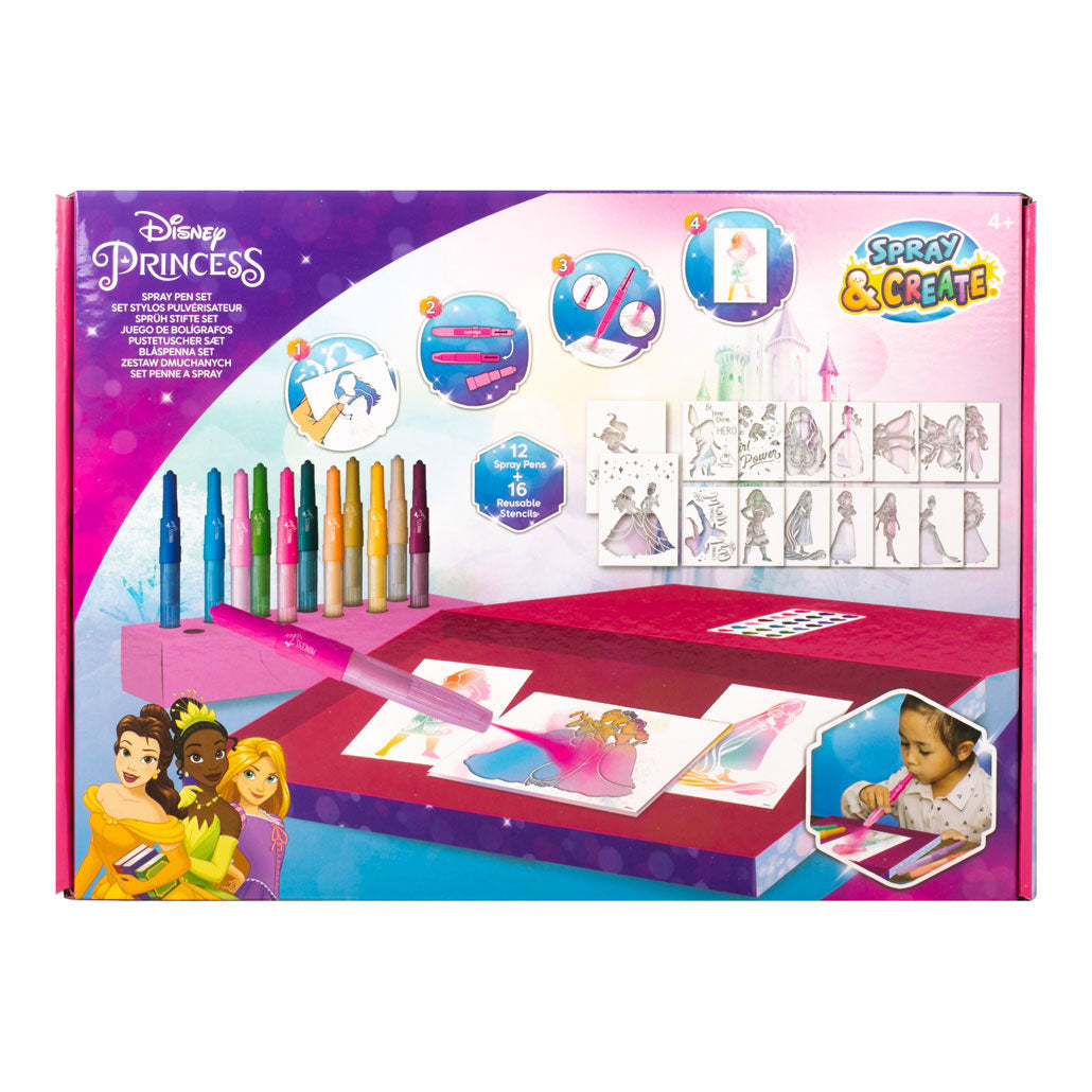 Canenco Disney Princess juego de bolígrafos de lujo