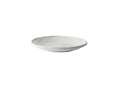 Dutch rose organic bord 17cm wit 4st