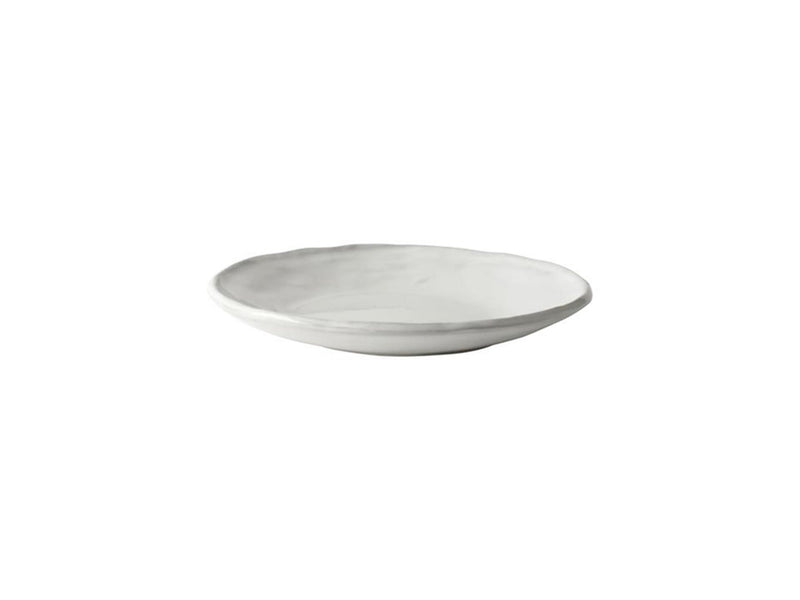 Piatto organico rosa olandese 17 cm bianco 4 pz