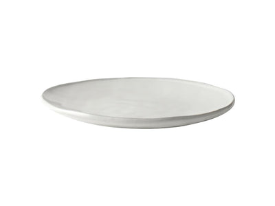 Plato orgánico Dutch Rose 26,5cm blanco 4uds