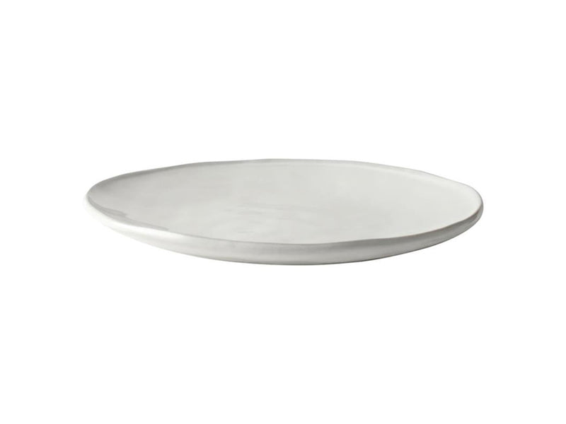 Piatto organico rosa olandese 26,5 cm bianco 4 pz