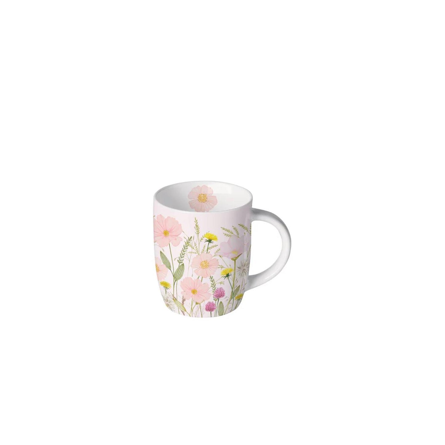 Taza Ambiente 0,2 l flores pastel rosa