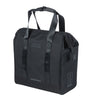 Borsa Basil grande shopper per biciclette nera | ganci mik | 23 l