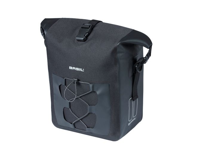 Basil tas navigator m enkel zwart | mik hooks | 15l
